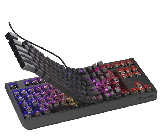 Genesis THOR 230 TKL US RGB MECHANICZNA OUTEMU BROWN HOT SWAP NKG-2079 - 1351043 - zdjęcie 5